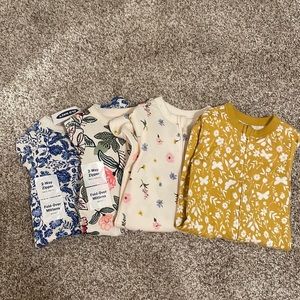 NWT 0-3 month footie pajama lot Old Navy